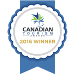 Canadian Tourism Awards 2016 winner